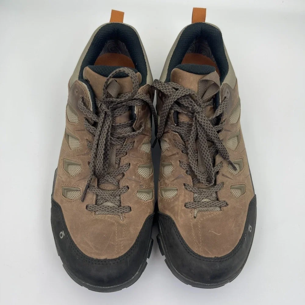 Oboz Sawtooth X Low B-Dry Hiking Shoes Mens Size 11 Wide Trail Nubuck Waterproof